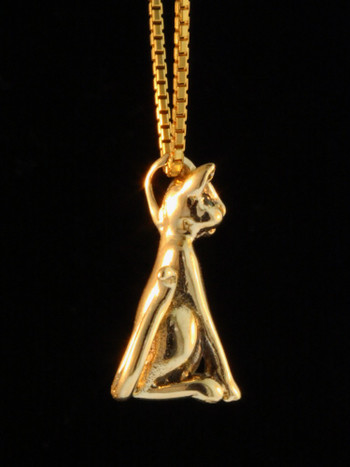 Choupette White Diamond Necklace in 14K Gold | Catbird